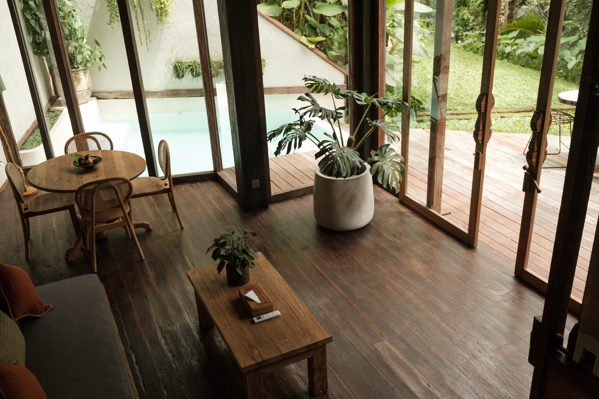 Family Vacation Tropical Interior Design